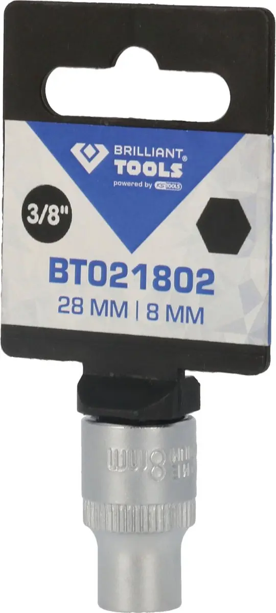Brilliant Tools BT021802 Dop 8 mm 3/8" aandrijving - afbeelding 4 van 4
