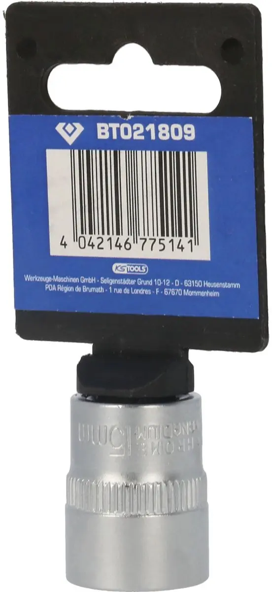 Brilliant Tools BT021809 Zeskant Dop 3/8" 15 mm - afbeelding 3 van 4