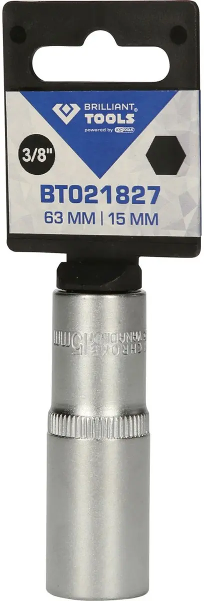 Brilliant Tools BT021827 Dopsleutel 3/8" - 15 mm - afbeelding 4 van 4