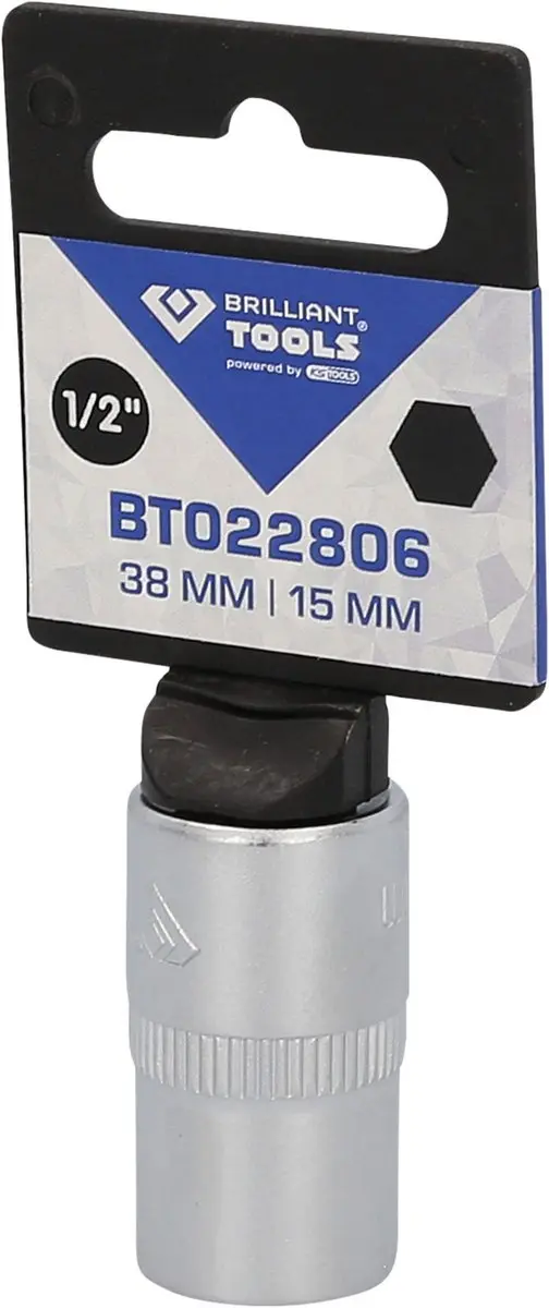 Brilliant Tools BT022806 Dop 1/2" 15 mm - afbeelding 2 van 4