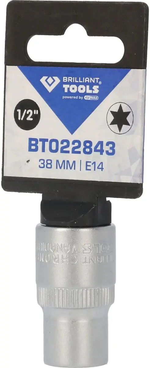 Brilliant Tools BT022843 Torx E-dopsleutel E14 - 1/2" - afbeelding 2 van 4