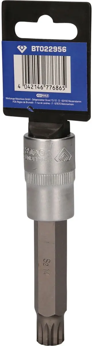 Brilliant Tools BT022956 Veelzahn-bitdop 1/2" M14 140mm - afbeelding 4 van 4