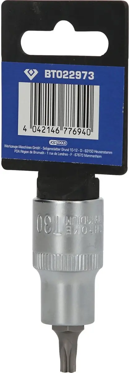 Brilliant Tools BT022973 Torx-dopsleutel T30 1/2" - 55mm - afbeelding 2 van 4