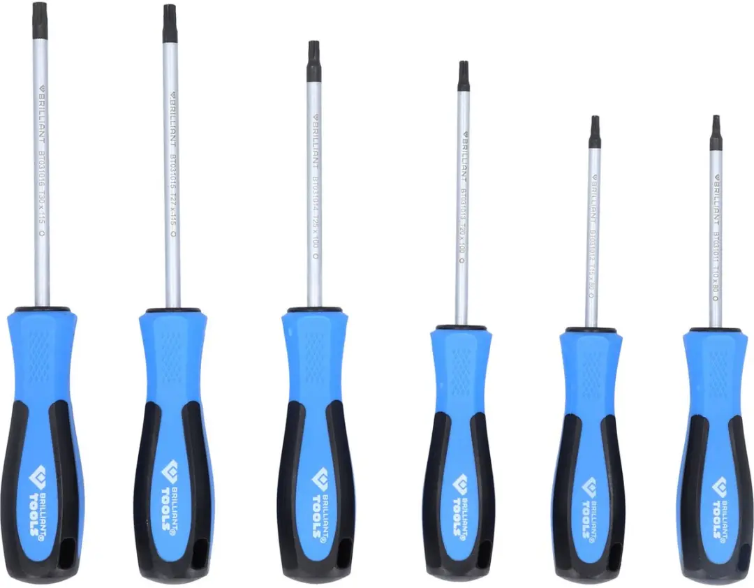 Brilliant Tools BT031010 Torx Schroevendraaierset - Blauw - afbeelding 3 van 5