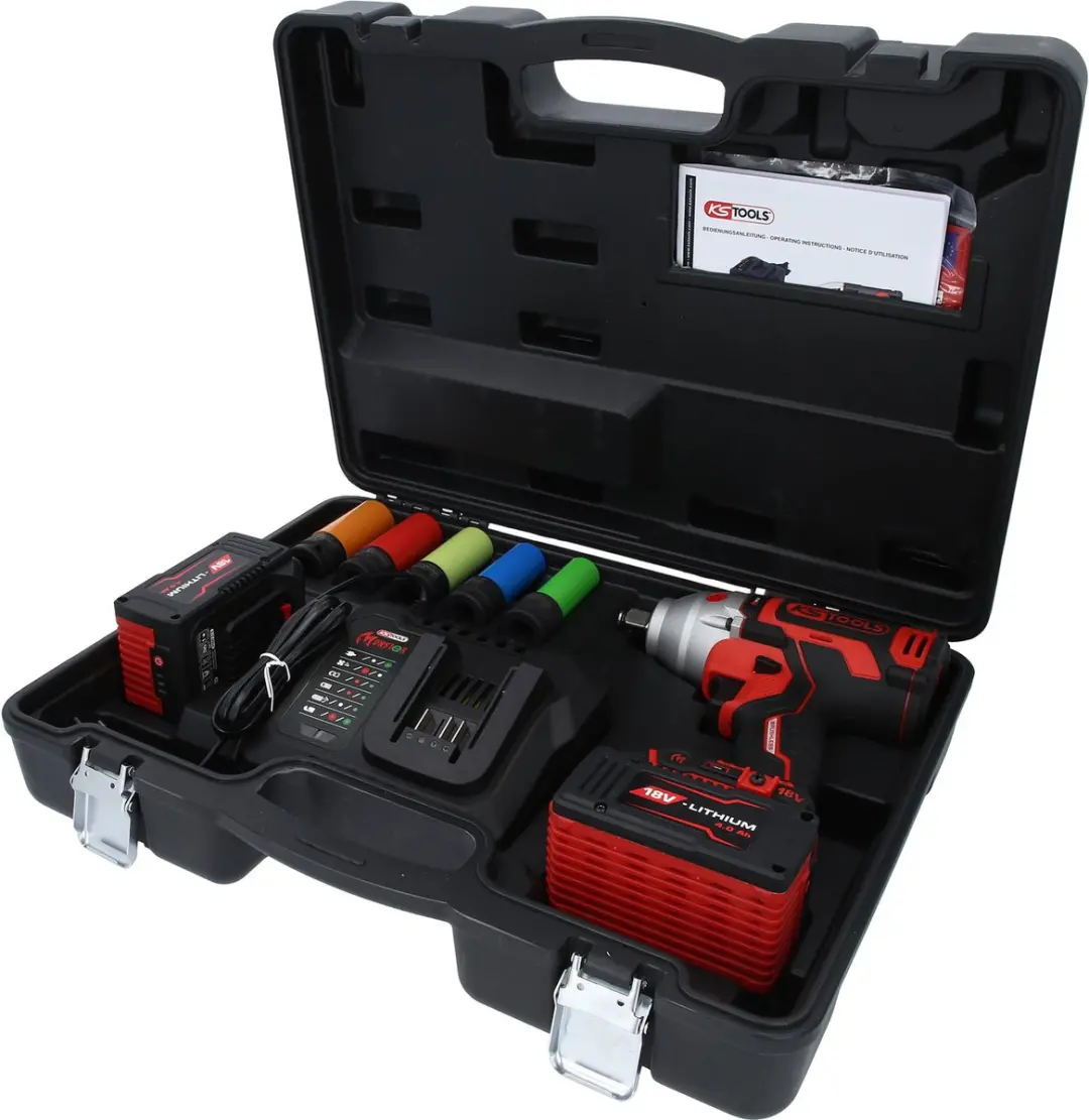 KS Tools eMONSTER 1/2" Slagschroevendraaierset - 9-delig - afbeelding 6 van 6