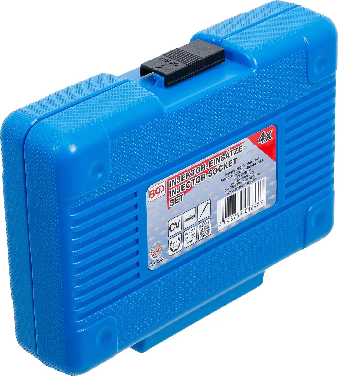 BGS technic Injector Doppenset 8351 - 4 delig - afbeelding 4 van 6
