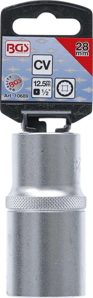 BGS technic Dopsleutel Twaalfkant Diep 1/2 - 28 mm - afbeelding 4 van 4