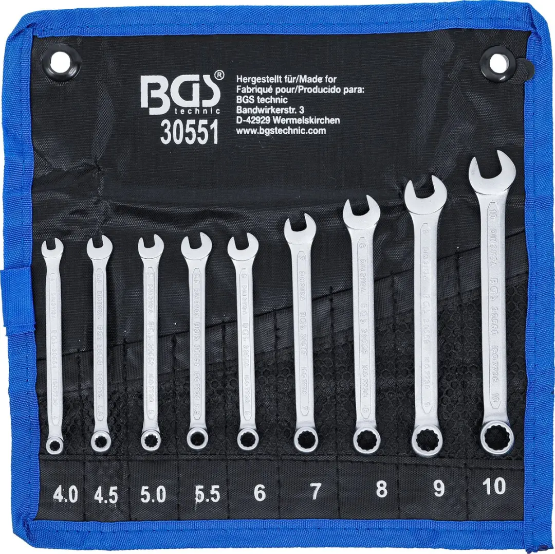 BGS Steekringsleutelset 4-10 mm