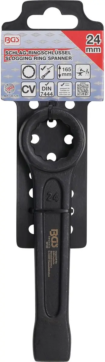 BGS technic Slag-ringsleutel 24 mm - afbeelding 2 van 3