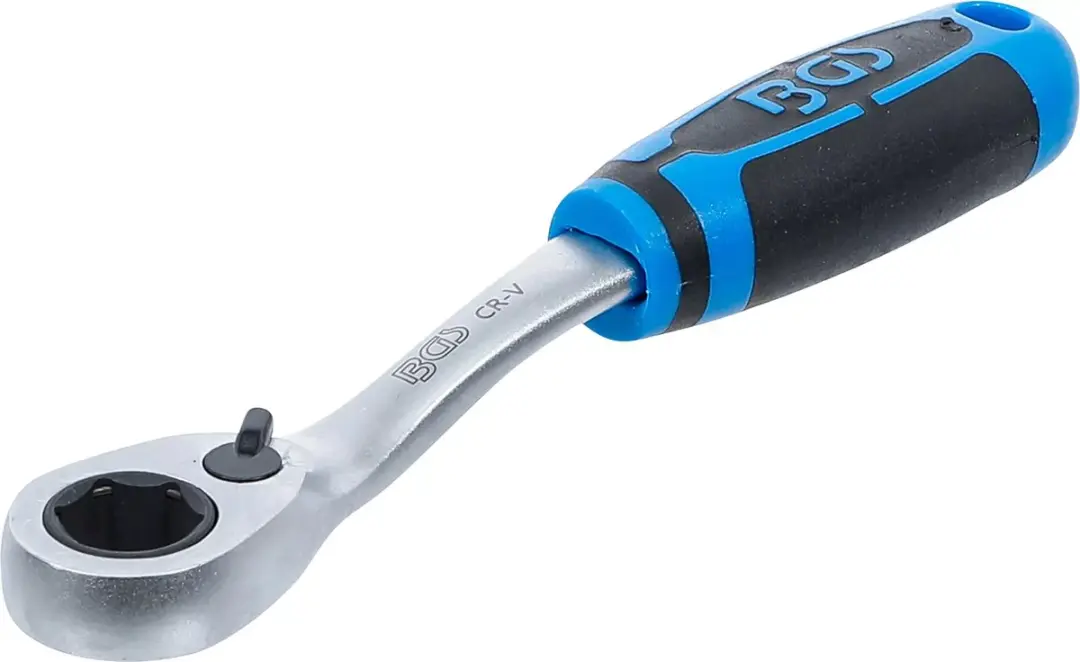 BGS Doorsteek-ratelsleutel 13 mm zeskant