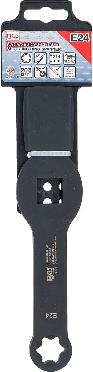 BGS Slagringsleutel E-profiel E24 (voor Torx) - afbeelding 2 van 4