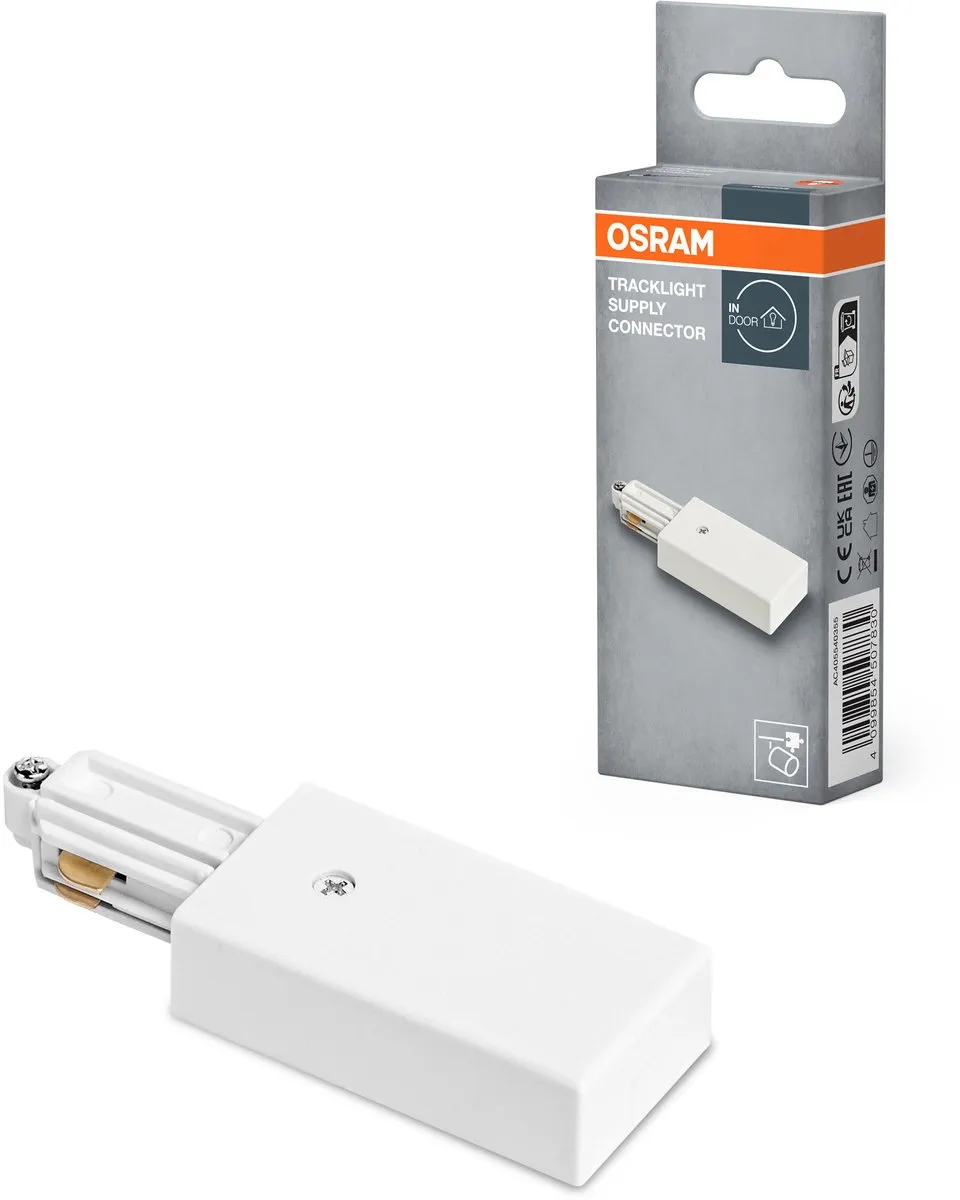 Osram Tracklight Supply Connector Wit