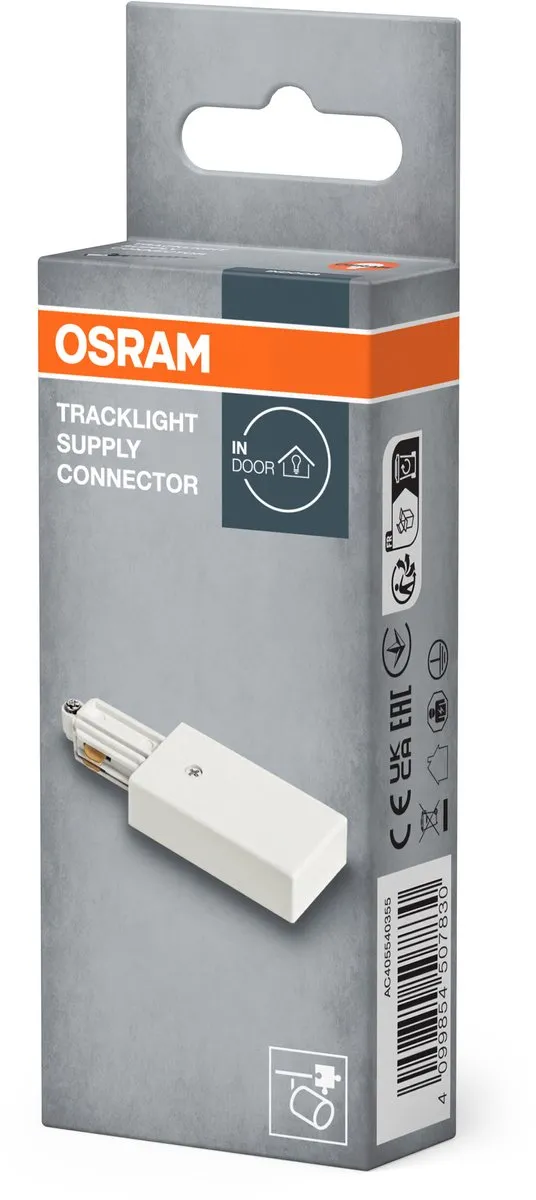 Osram Tracklight Supply Connector Wit