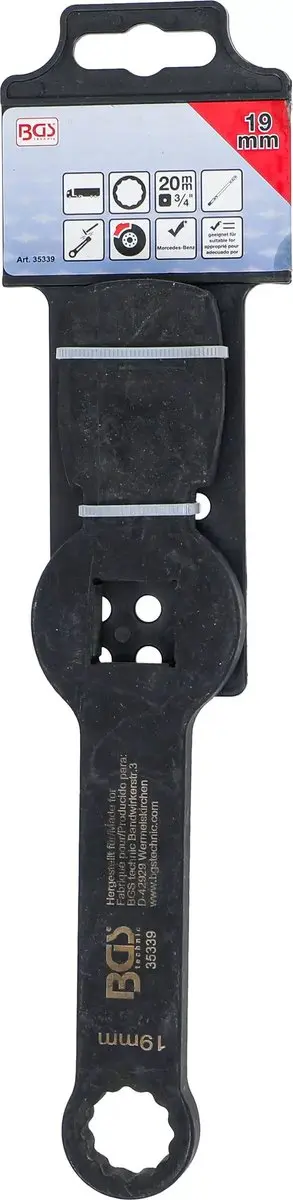 BGS technic Slagringsleutel Twaalfkant 19 mm - afbeelding 3 van 4
