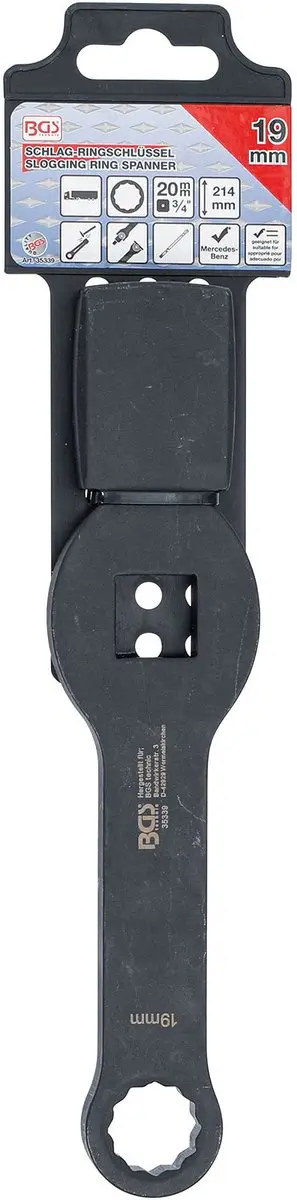 BGS technic Slagringsleutel Twaalfkant 19 mm - afbeelding 2 van 4