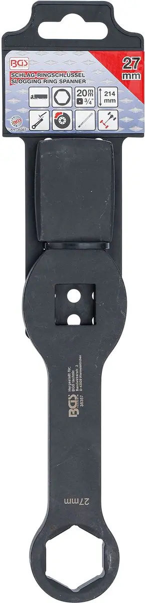 BGS Slagringsleutel Zeskant 27 mm - afbeelding 2 van 3