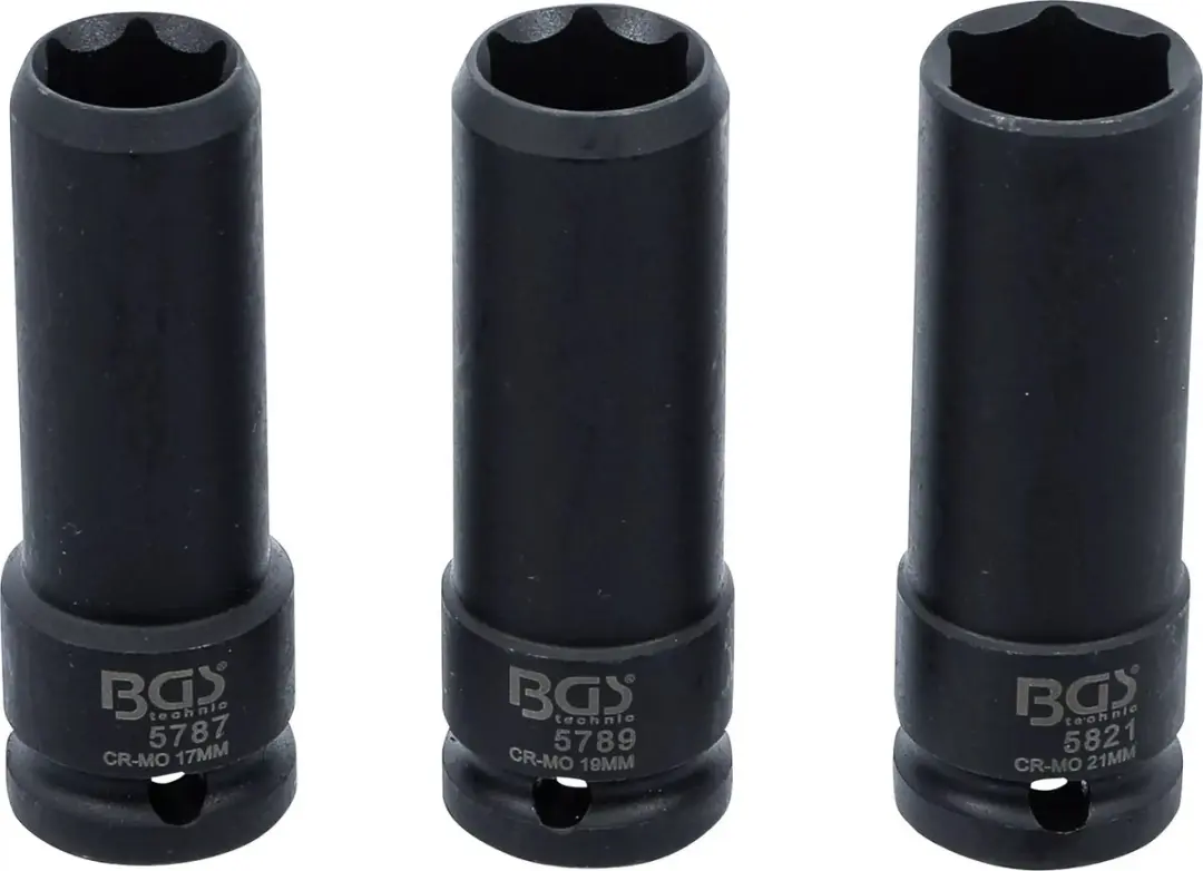 BGS Speciale Krachtdoppenset 1/2 - 17/19/21mm - 3 delig - afbeelding 6 van 6