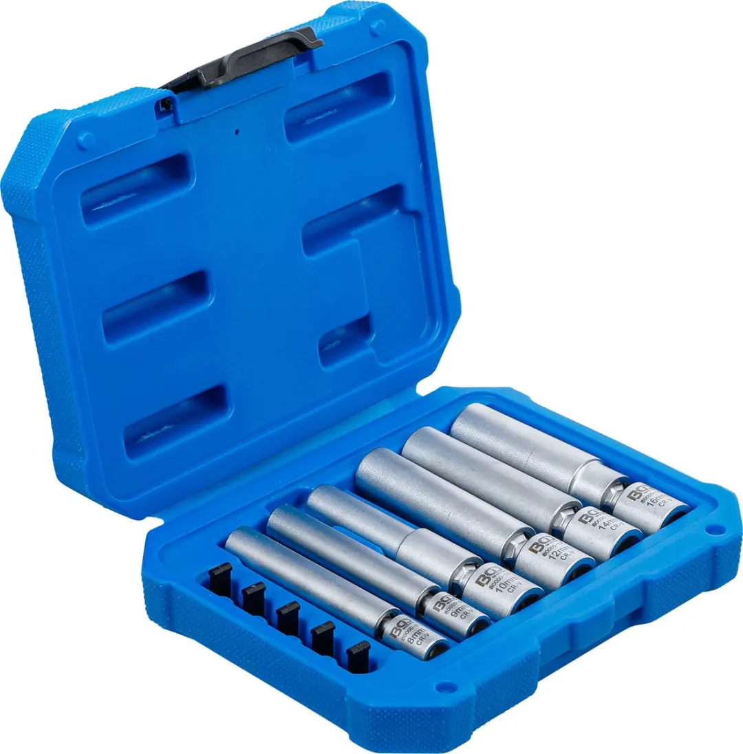 BGS technic Cardan-dopsleutelset voor bougies - 11-delig - afbeelding 6 van 6