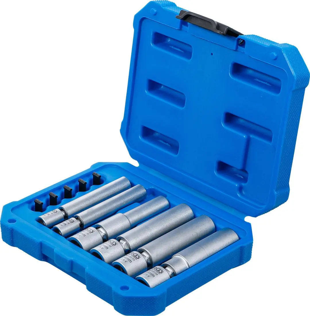 BGS technic Cardan-dopsleutelset voor bougies - 11-delig - afbeelding 3 van 6