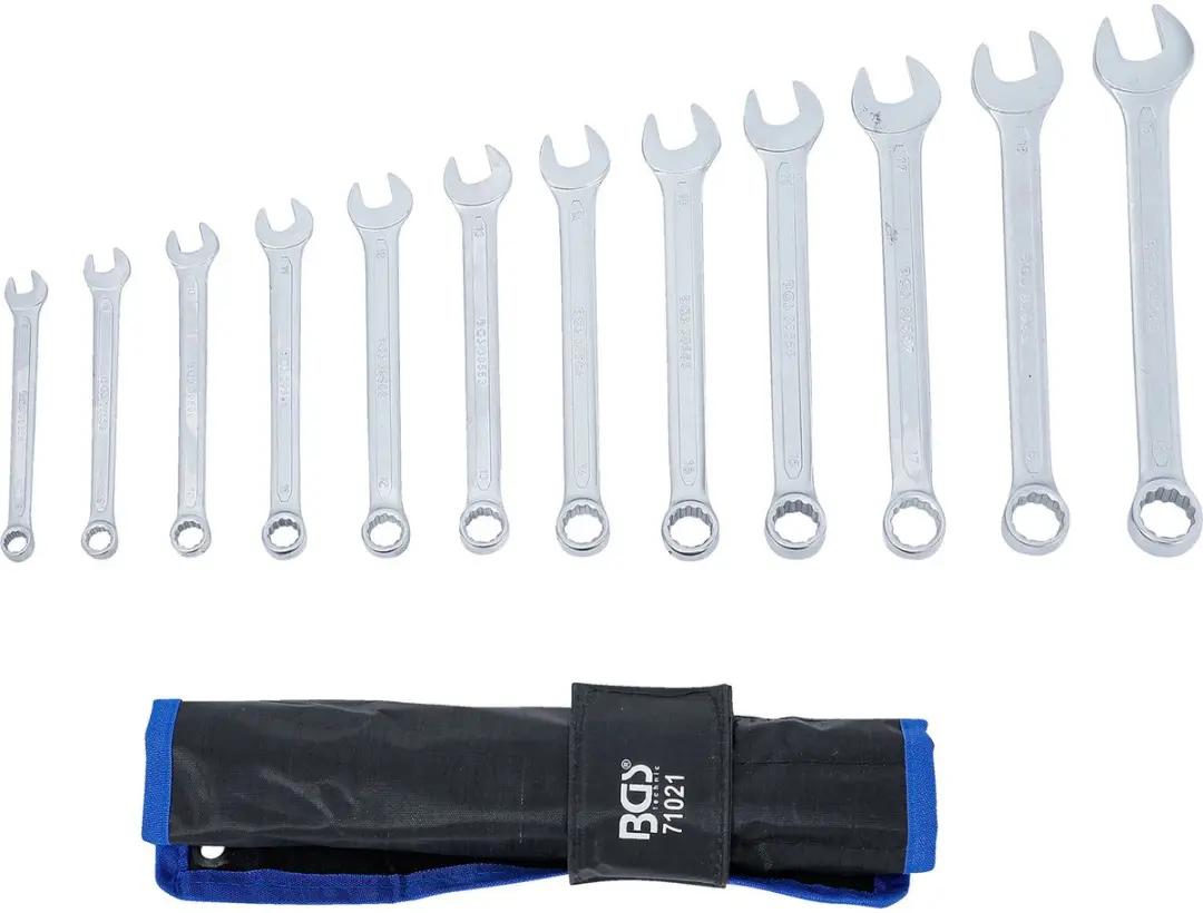 BGS Steekringsleutelset - 8 - 19 mm - 12 delig - afbeelding 3 van 6