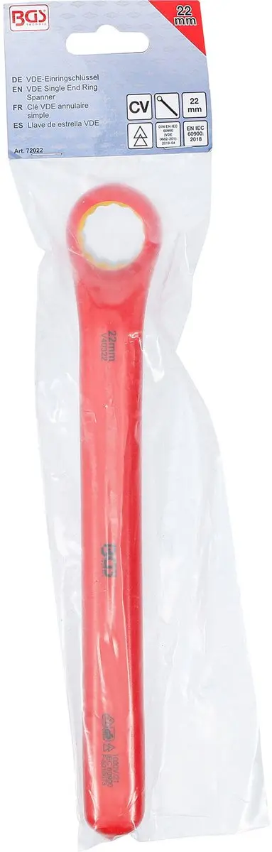 BGS technic VDE-ringsleutel diep gebogen - 22 mm - afbeelding 5 van 6