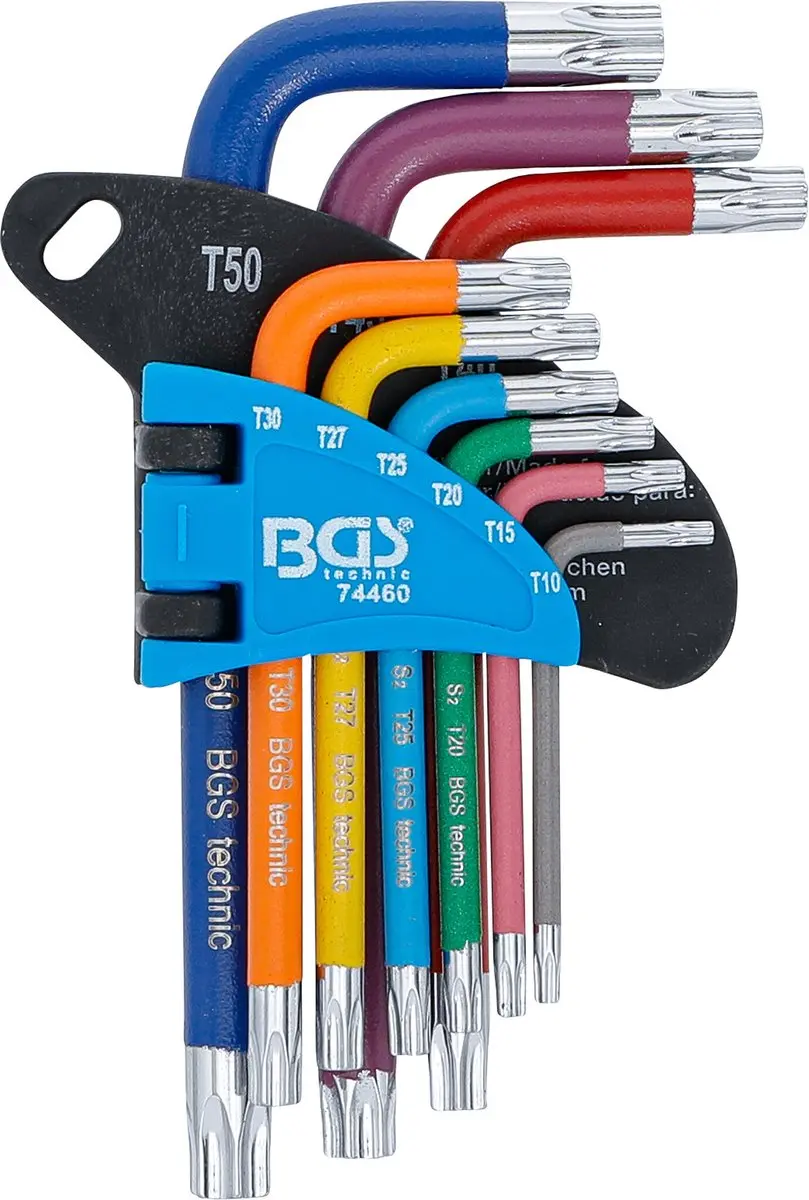 BGS technic Stiftsleutelset Torx T10-T50 - 9 delig - afbeelding 3 van 4