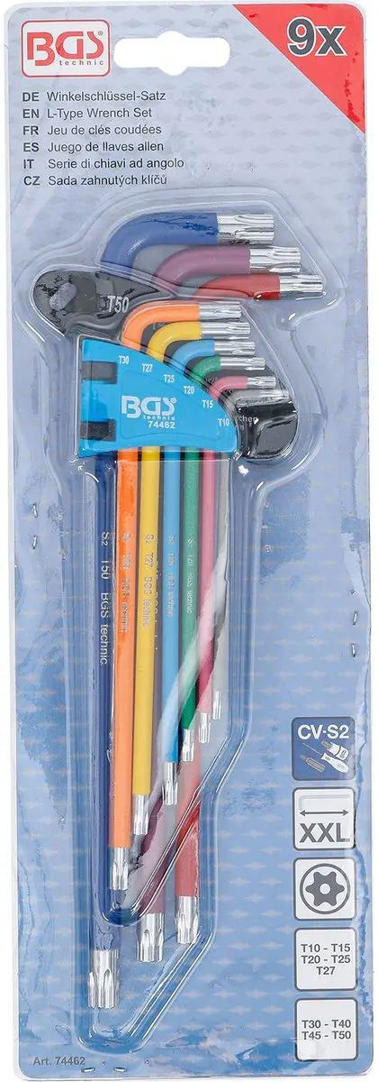 BGS Torx stiftsleutelset T10-T50 9-delig - afbeelding 4 van 4