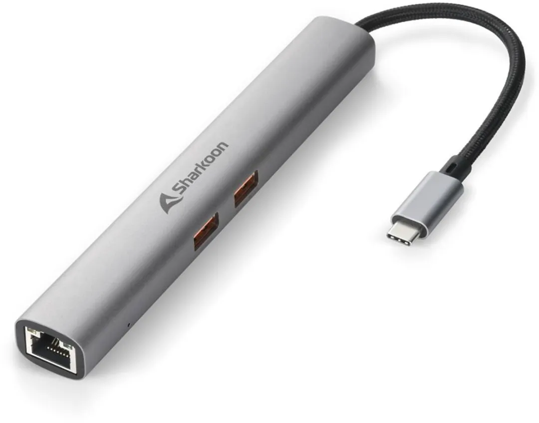 Sharkoon OfficePal Combo Adapter 4044951040704 - Grijs