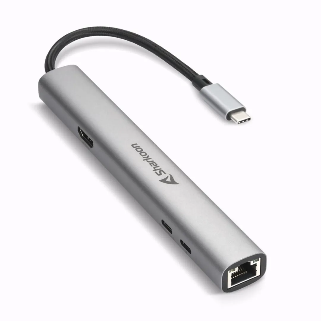 Sharkoon OfficePal Combo Adapter 4044951040704 - Grijs
