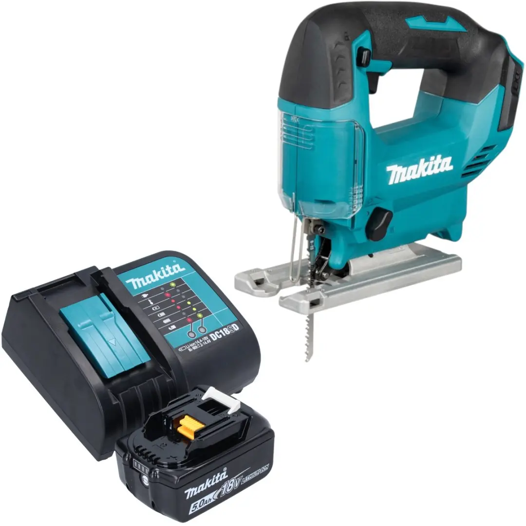 Makita DJV 186 ST1 accu pendel-decoupeerzaag 18 V + 1x accu 5,0 Ah + oplader