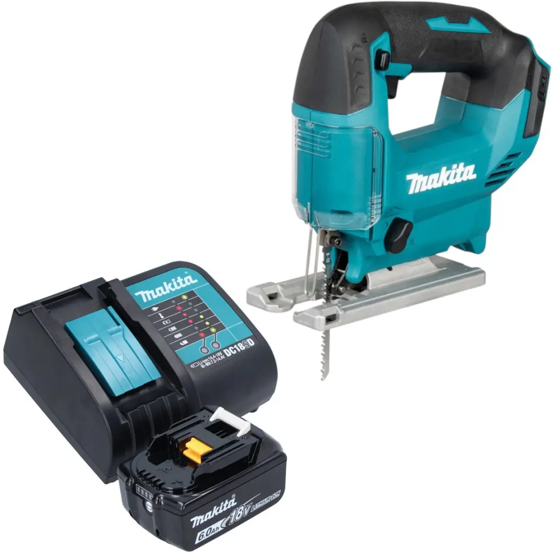 Makita DJV 186 SG1 accu pendelzaag 18 V + 1x accu 6,0 Ah + oplader
