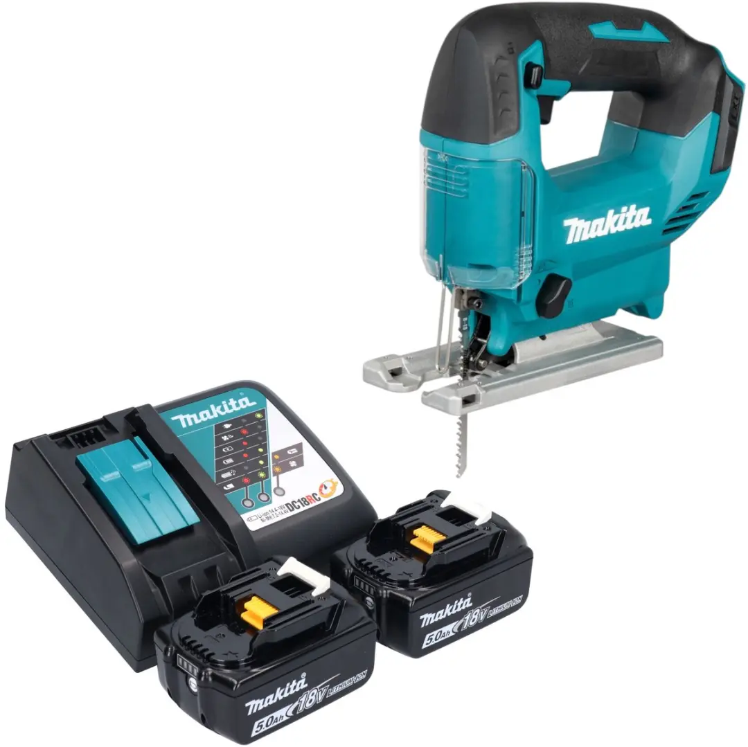 Makita DJV 186 RT accu pendelzaag 18 V + 2x accu 5,0 Ah + oplader