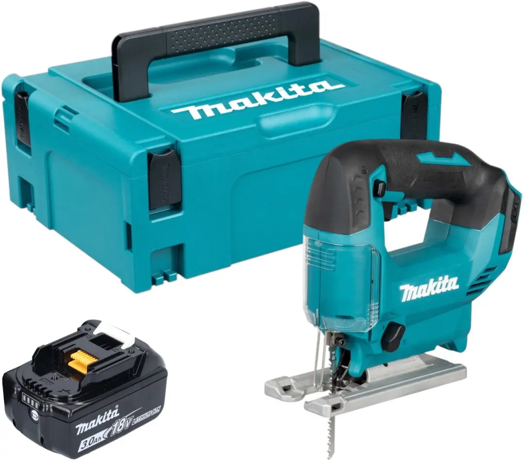 Makita DJV 186 F1J accu pendelzaag 18 V + 1x accu 3,0 Ah + Makpac