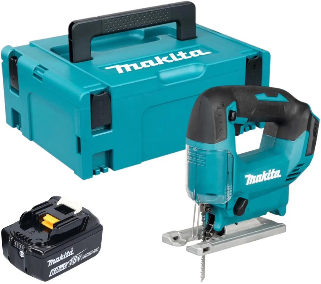 Makita DJV 186 G1J accu pendelzaag 18 V + 1x accu 6,0 Ah + Makpac
