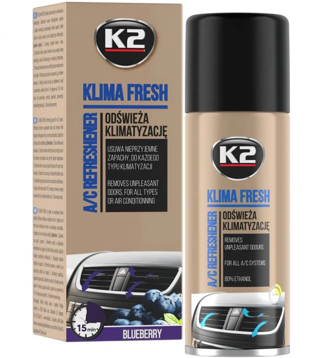 k2 klima fresh blueberry 150ml