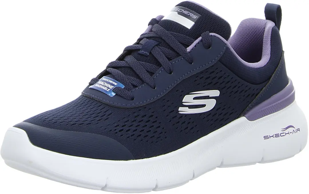 Skechers dames sneakers blauw maat 41