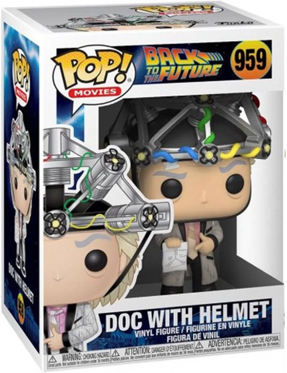 Funko Back to the Future POP! Doc met Helm - 9cm - Veelkleurig