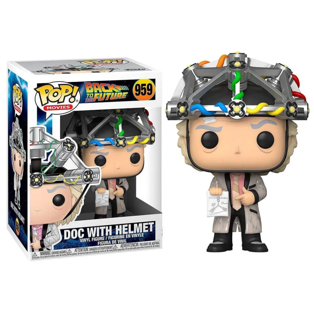 Funko Back to the Future POP! Doc met Helm - 9cm - Veelkleurig