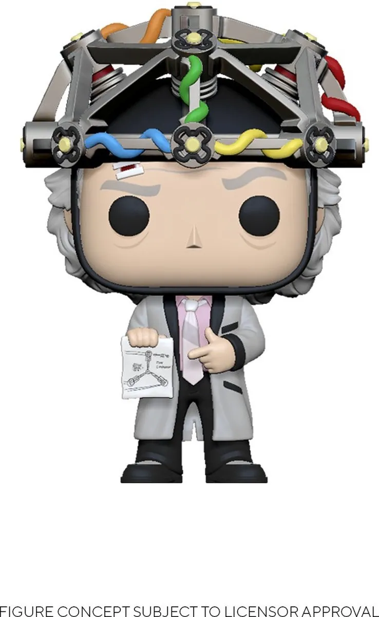 Funko Back to the Future POP! Doc met Helm - 9cm - Veelkleurig