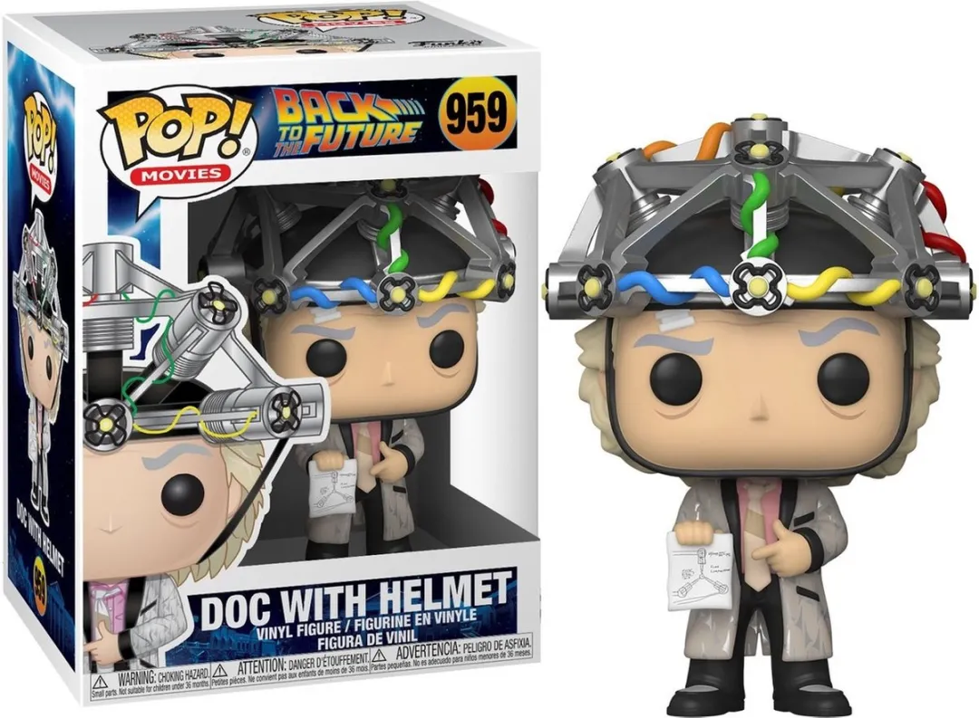 Funko Back to the Future POP! Doc met Helm - 9cm - Veelkleurig - afbeelding 6 van 6