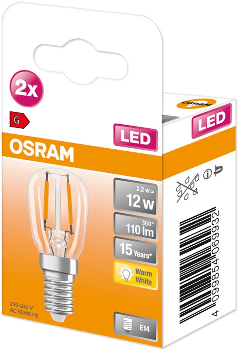 Osram Special T26 LED Lamp 1.3W 110lm Warm Wit
