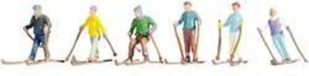 Noch Skiërs Schaal N - Multi-kleur