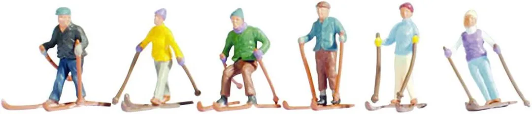 Noch Skiërs Schaal N - Multi-kleur