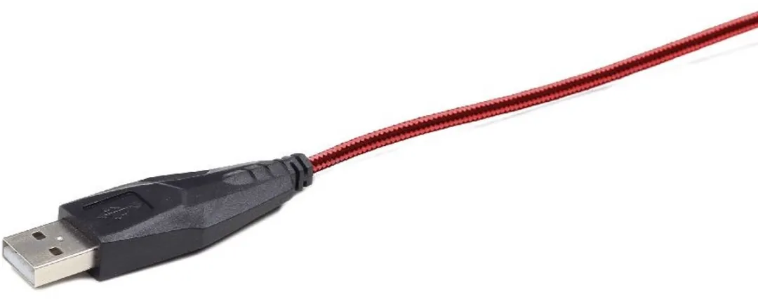 Gembird MUSG-001-R - Gaming muis, zwart/rood