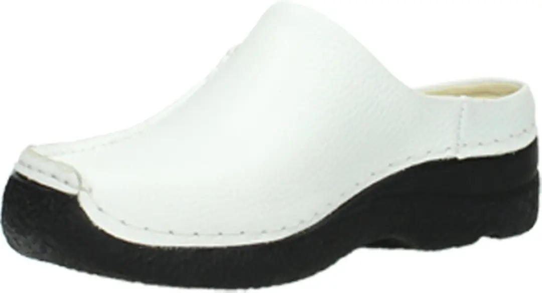 Wolky Seamy Slide - Wit Geprint Leer - afbeelding 4 van 6