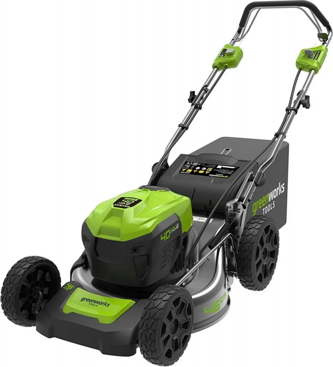 Greenworks GD40LM46SPK4X Accugrasmaaier 40V - 2x accu, 55L