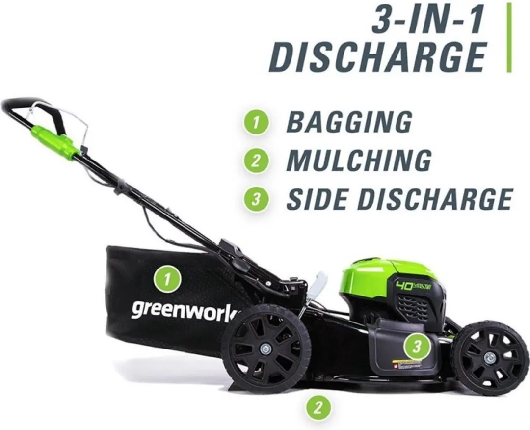 Greenworks GD40LM46SPK4X Accugrasmaaier 40V - 2x accu, 55L