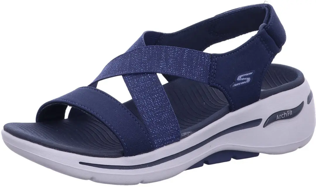 Skechers dames sandalen blauw maat 40