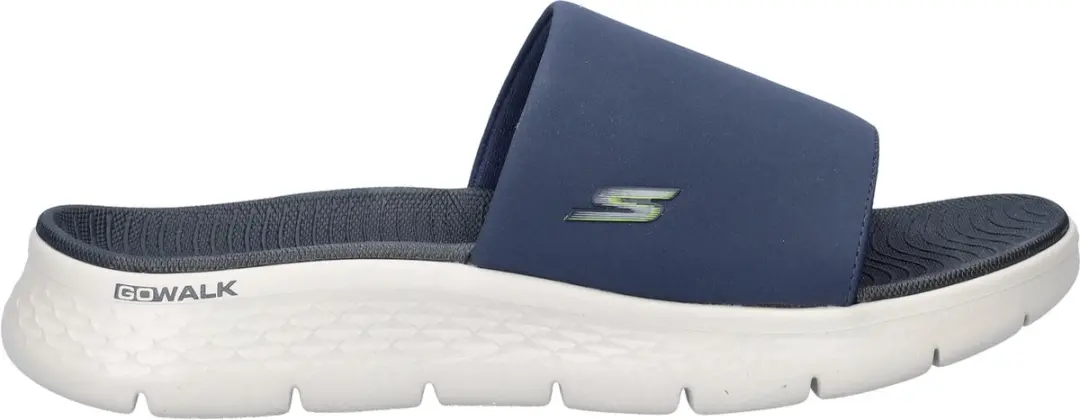 Skechers GoWalk Flex heren slipper - Blauw - Maat 45