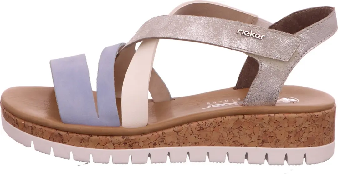 Rieker Dames Sandalen - Blauw - afbeelding 4 van 6